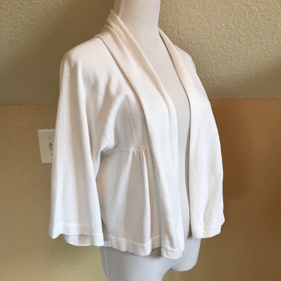 Karen Kane, White Shrug Carigan - Picture 2 of 7